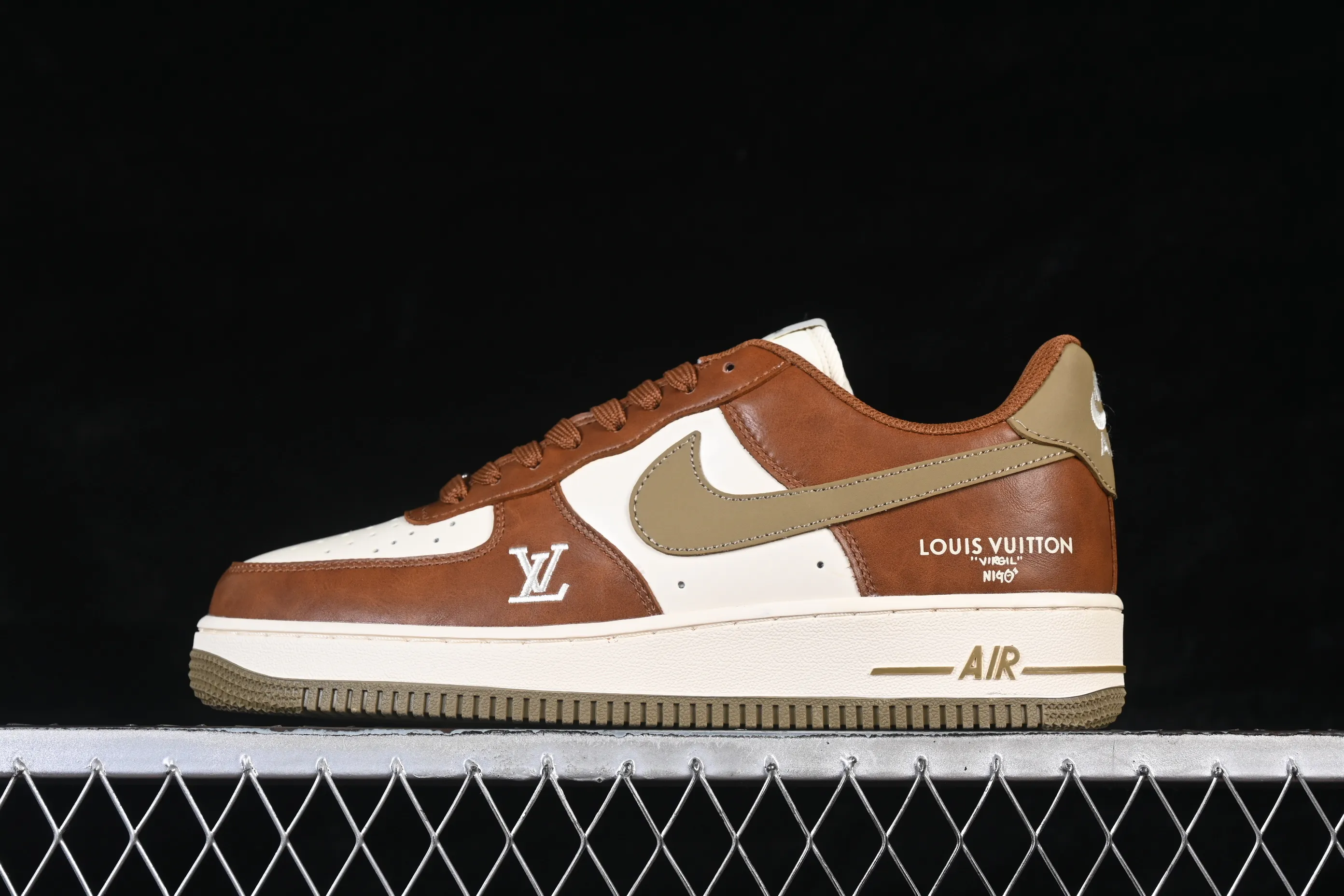 All Categories Nk Air Force 1 Air Force Series Nk Air Force 1 Low Air Force Low Nike Air Force 1'07 Low Joint White Brown Mocha Air Force One Low Casual Shoes NH0601-590